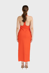 Orange Melfi Maxi Dress