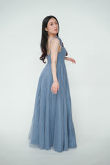 Shimmery 3D Floral Gown