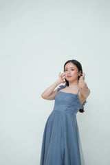 Shimmery 3D Floral Gown