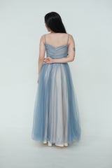 Tulle Overlay Gown
