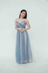 Tulle Overlay Gown