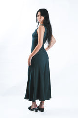 Ruched and Relaxed Midi Dress