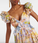 Pop Ruffle Detailing Dress