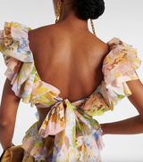 Pop Ruffle Detailing Dress