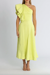 Bonjour Asymmetric Midi Dress