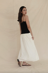 Drop-Waist Maxi Dress