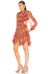 Melody Lace Up Short Dress