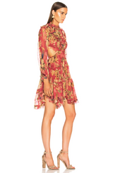 Melody Lace Up Short Dress