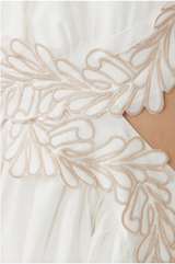 Botanical Trim Midi Dress