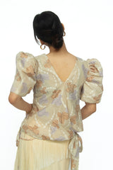 CM Printed Terno Top and Fringed Skirt