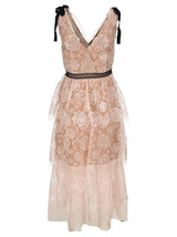 Starlet Rose Lace Midi Dress