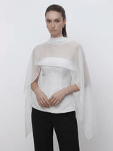 Ivory Drape Top
