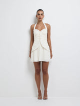 Soraya Pleated Mini Dress