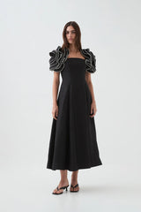 Twyla Flower Sleeve Dress
