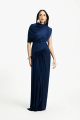 Bloom Drape Maxi Dress