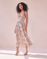 Ava Floral Midi Dress