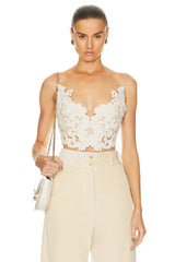 Sensory Velvet Lace Body Top