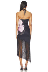 Deirdre Halter Midi Dress