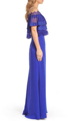 Kimberly Pleated Bodice Gown