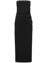 Zelie Strapless Tech Blend Maxi Dress