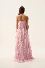 Allairie Gown in Chalk Pink