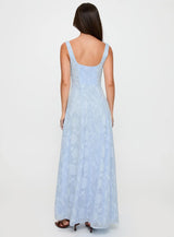 Margaux Burnout Maxi Dress