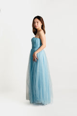 Sweetheart Neckline Tulle Gown