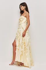 Allairie Gown in Butter Yellow