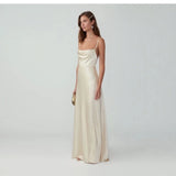 Satin Maxi Dress