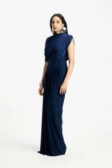 Bloom Drape Maxi Dress