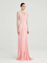 The Solene Drape Maxi Dress