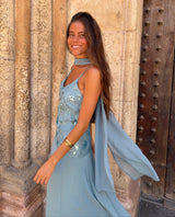 Philippa Dress with Scarf