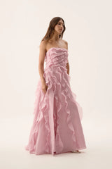 Allairie Gown in Chalk Pink