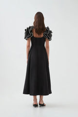 Twyla Flower Sleeve Dress