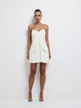Soraya Pleated Mini Dress