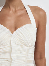 Soraya Pleated Mini Dress