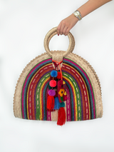 Rainbow Woven Bag