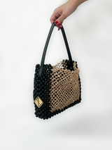 Raffia Woven Shoulder Bag