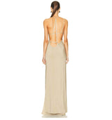 Beige La Paier 'La Robe Goccia' Maxi dress
