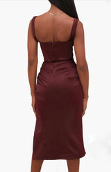 Rhoda Raisin Off Shoulder Corset Dress