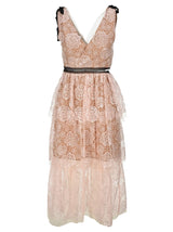 Starlet Rose Lace Midi Dress