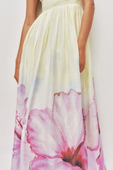 Vacation Maxi Dress in Ombre Hibiscus