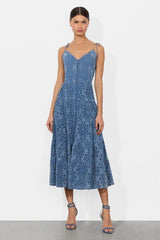 Shanti Denim Midi Dress