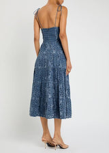 Shanti Denim Midi Dress
