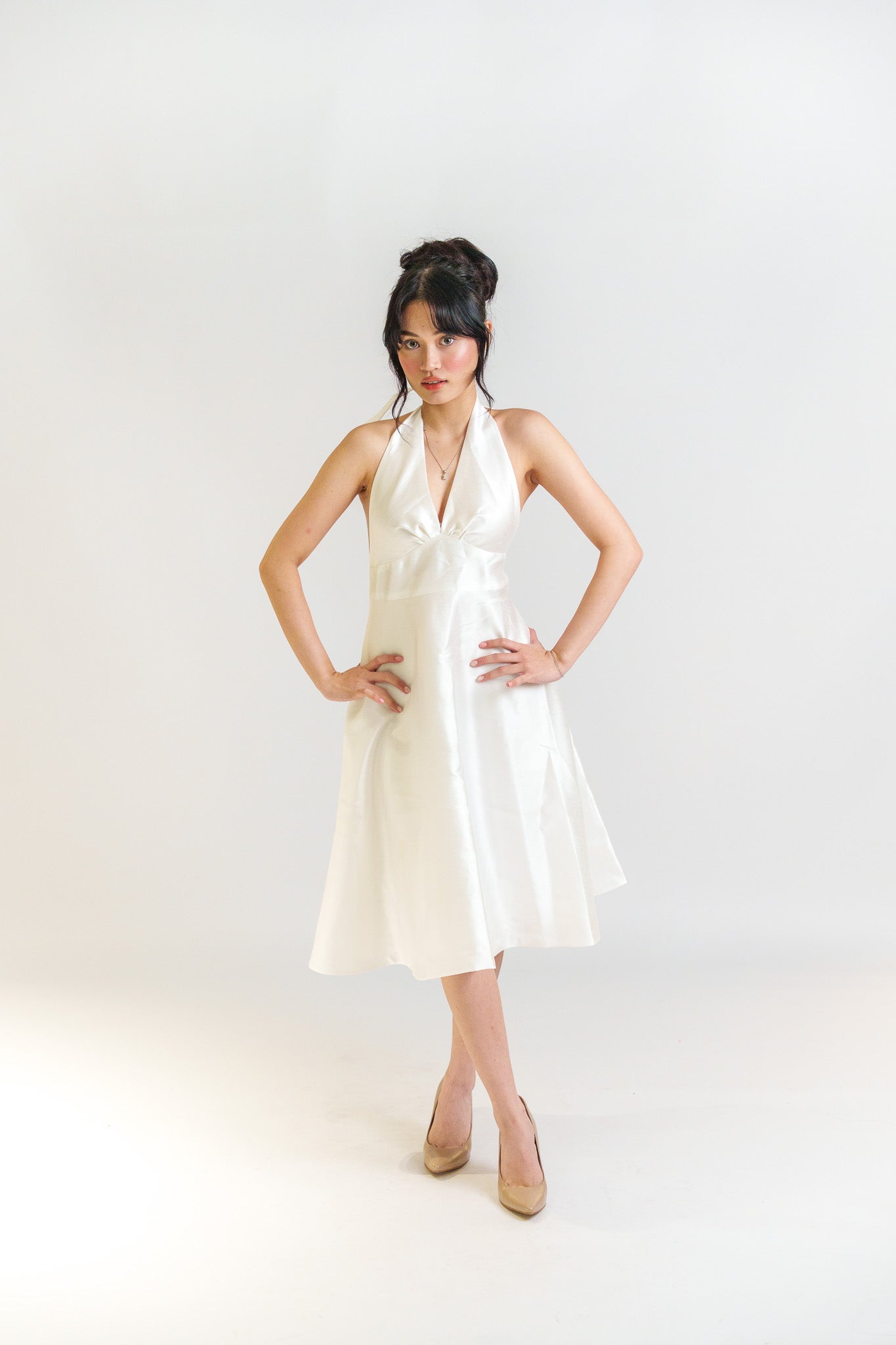 frederic midi dress Bec + Bridge Frederic Asymmetrical Midi Dress in Azure