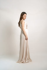 Allyna One Shoulder Pleated Corset Dress