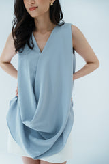 Long Sleeveless Cowl Top