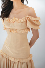 Bridgerton Off Shoulder Gown