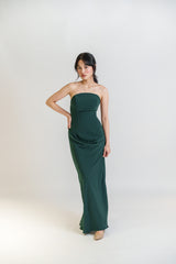 Plain Strapless Gown
