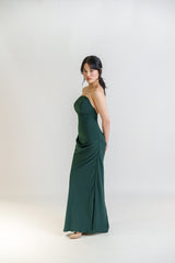 Plain Strapless Gown